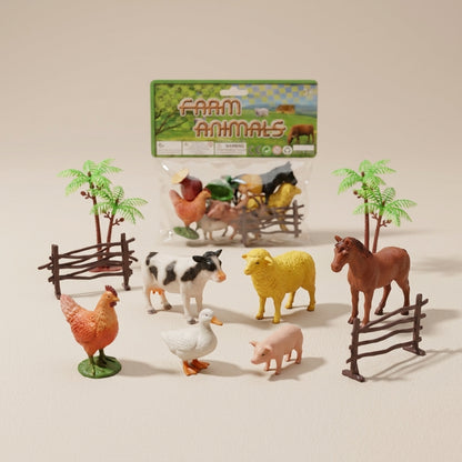 Farm Animals Toy Set – 7 Piece