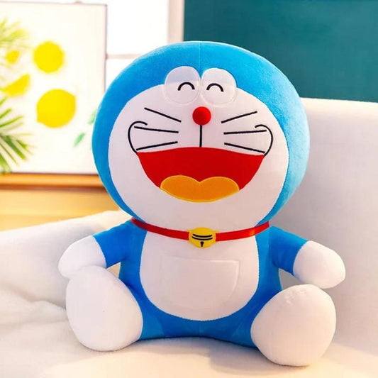 Cute Blue Cartoon Plush Toy – Soft & Cuddly
