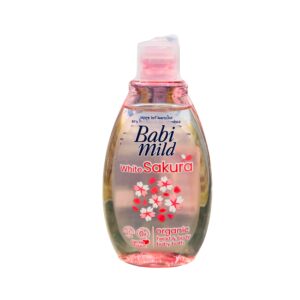Babi Mild White Sakura Organic Head & Body Baby Bath – Gentle Touch – 0+ – 200ml