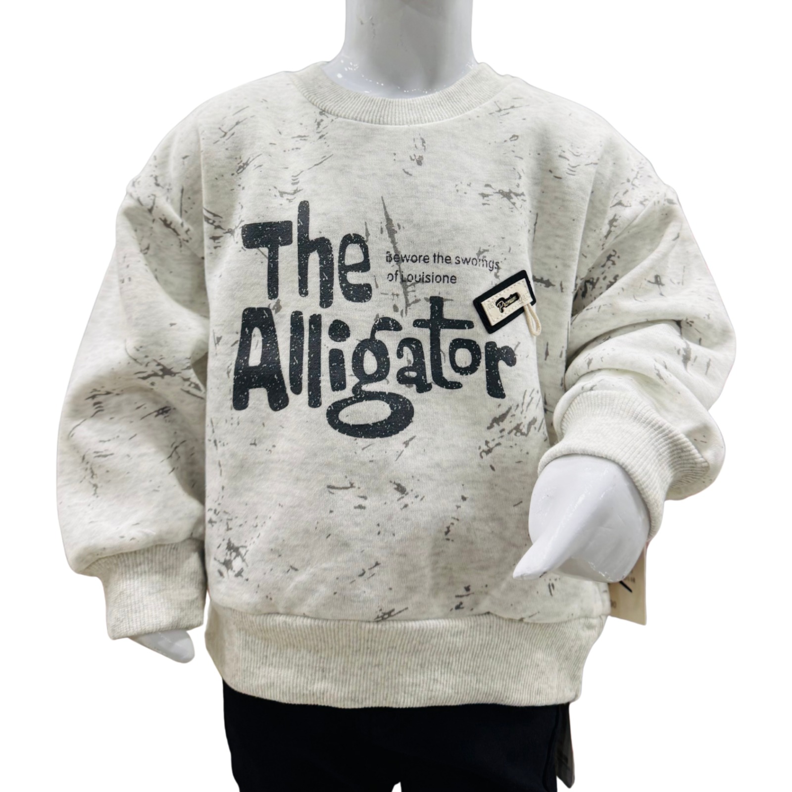 Boys Winter Sweatshirt & Trouser Set – The Alligator Print – Soft & Warm Fleece Outfit - Image 4