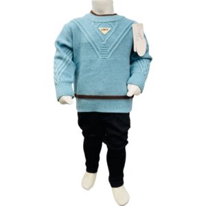 Boys Winter Knit Sweater & Trouser Set