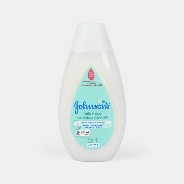 Johnson’s Baby Milk + Rice Hair & Body Baby Bath