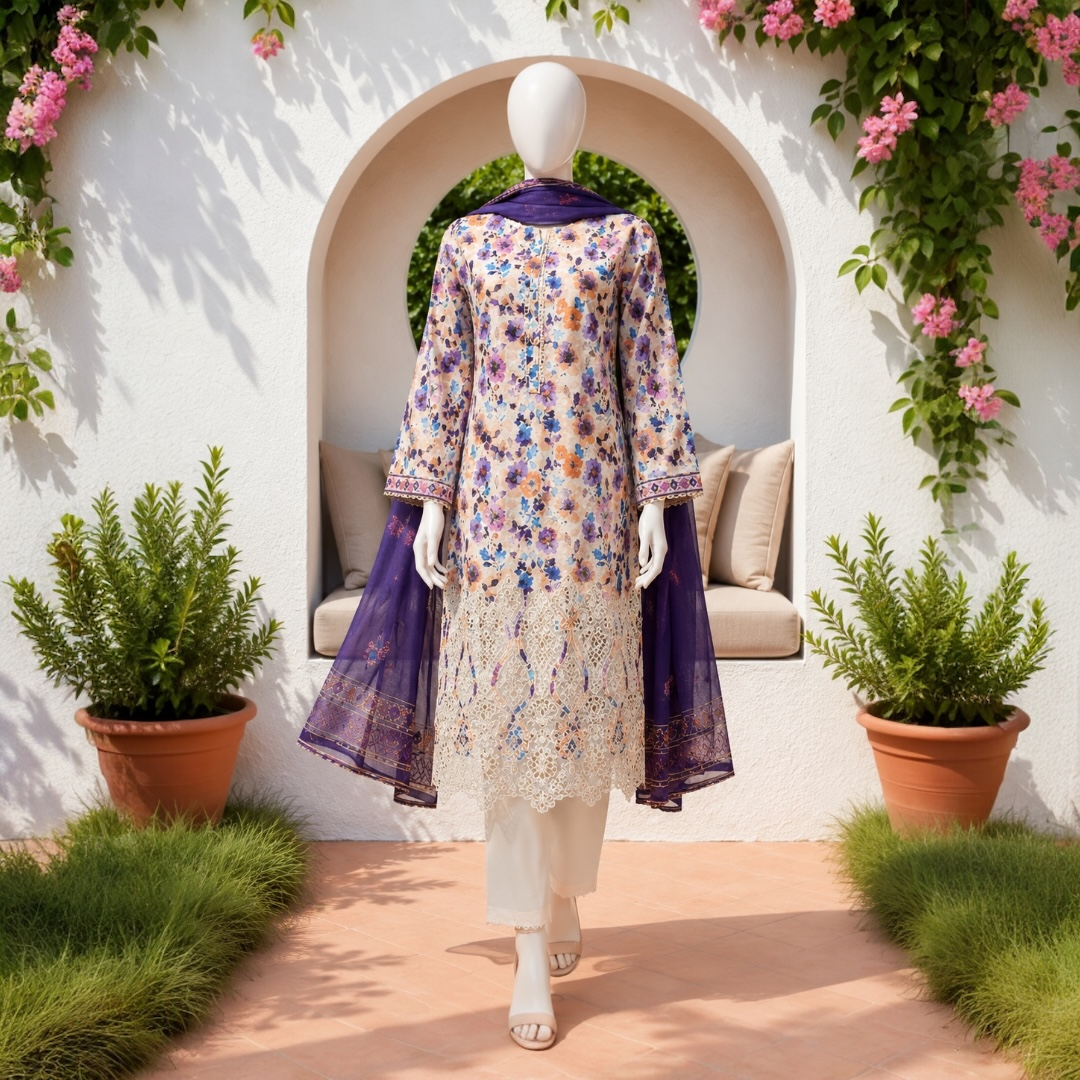 Graceful 3 Piece Ladies Outfit Set