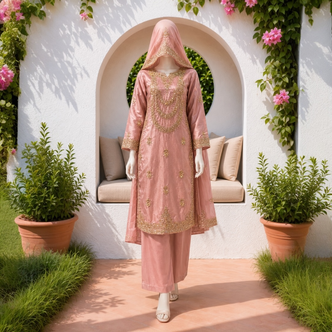 Luxury Party Wear 3 Piece Suit for Women