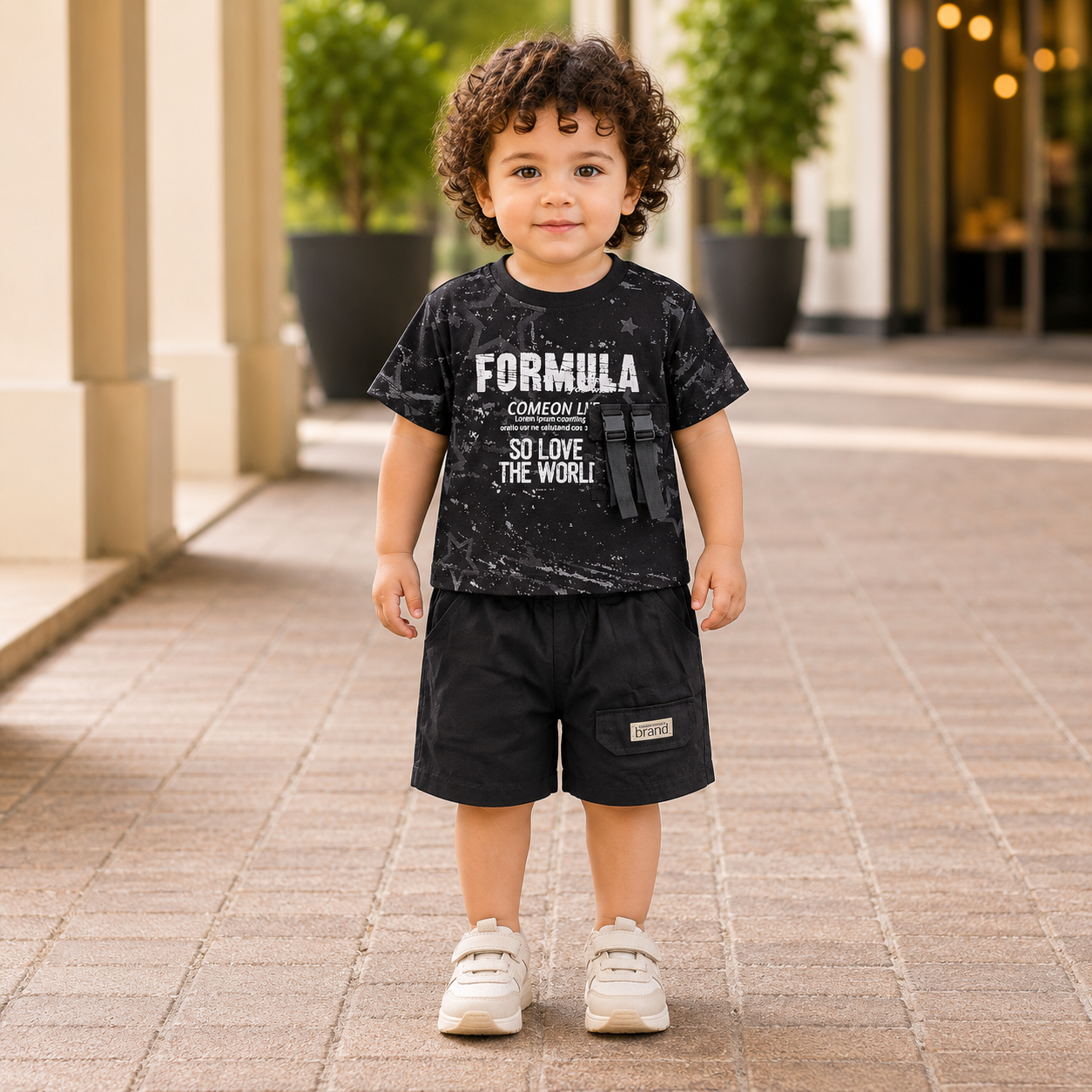 Baby Boy Summer Nicker Suit