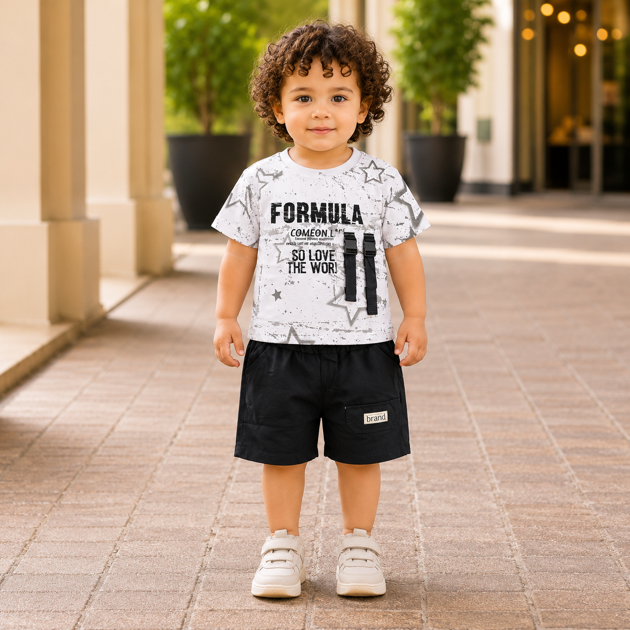 Baby Boy Summer Nicker Suit