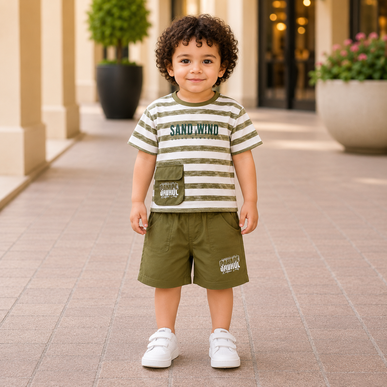 Adorable Baby Boy Nicker Shirt Suit