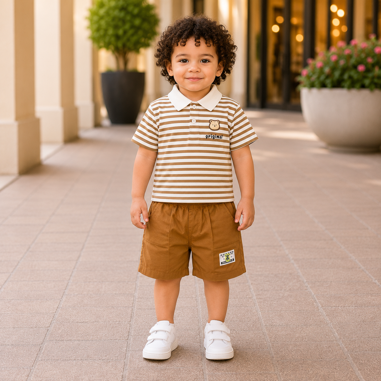 Stylish Baby Boy Nicker Shirt Set