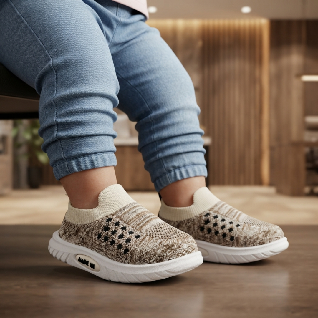 Men’s Casual Knitted Slip-On Sneakers – Premium Comfort Walking Shoes