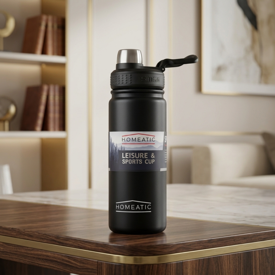 Homeatic Leisure & Sports Cup – Premium Stainless Steel Insulated Water Bottle