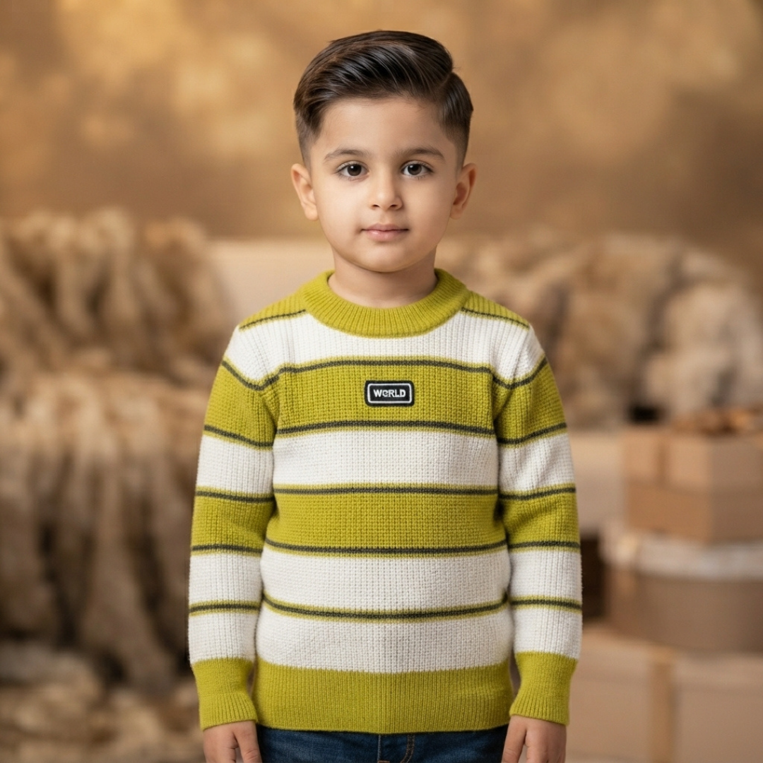 Boys Premium Knitted Sweater – Winter Collection