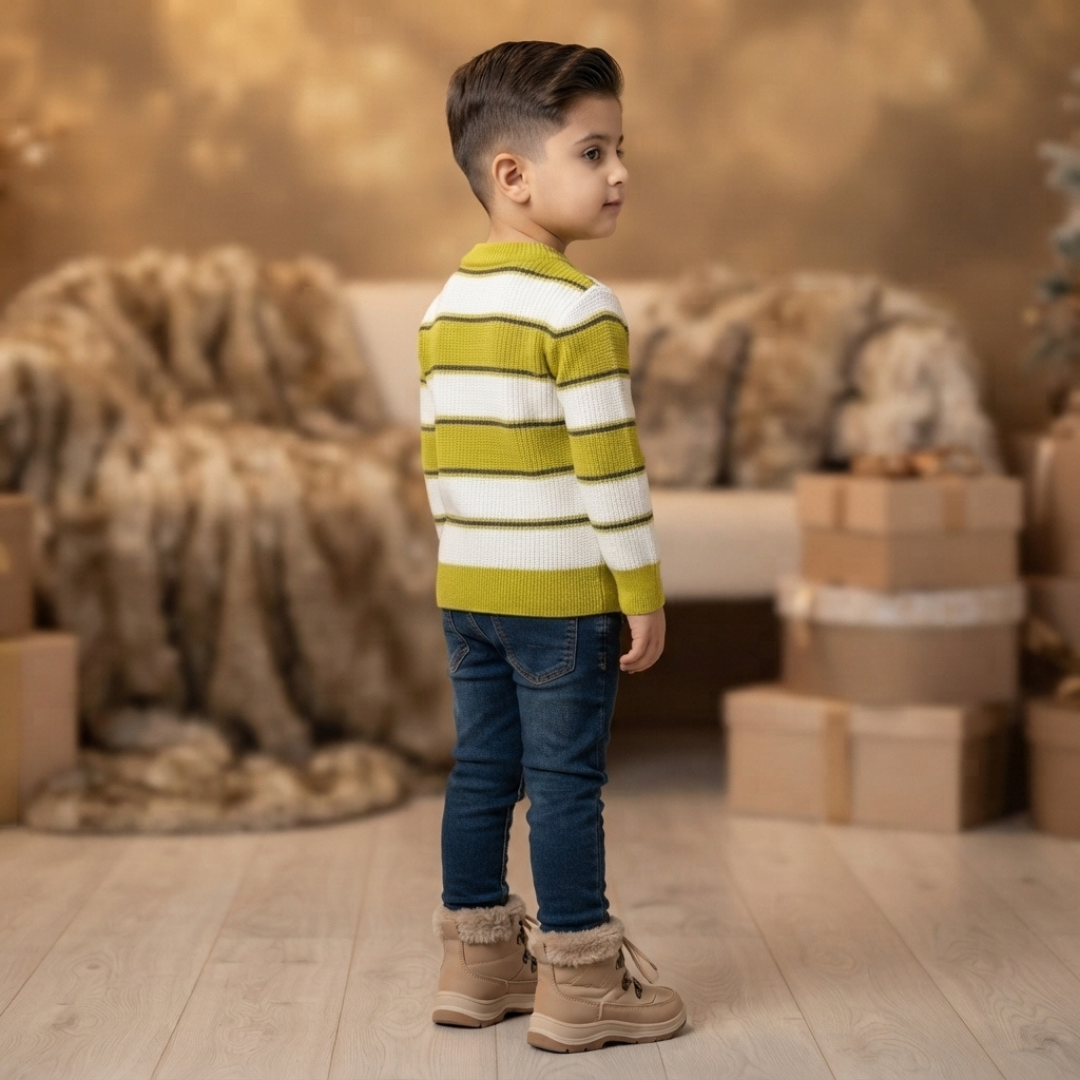 Boys Premium Knitted Sweater – Winter Collection