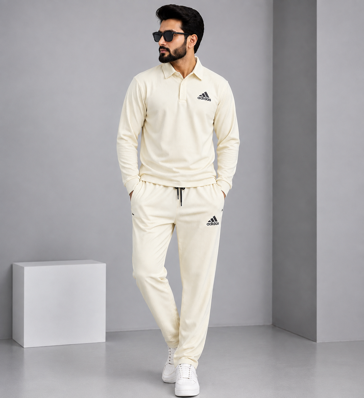 Men's Full Sleeve Adidas Tracksuit – Sporty & Modern Look
