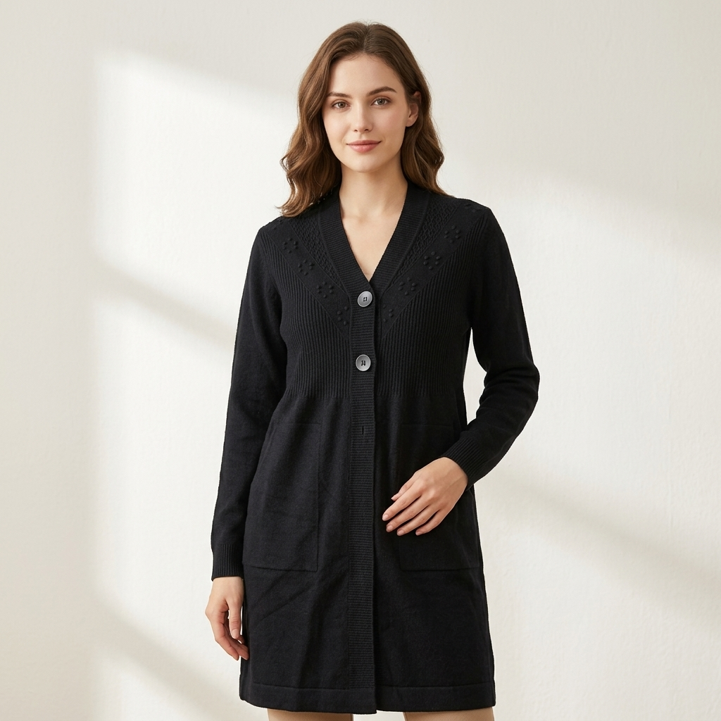 Women’s Black Full Sleeve Jersey