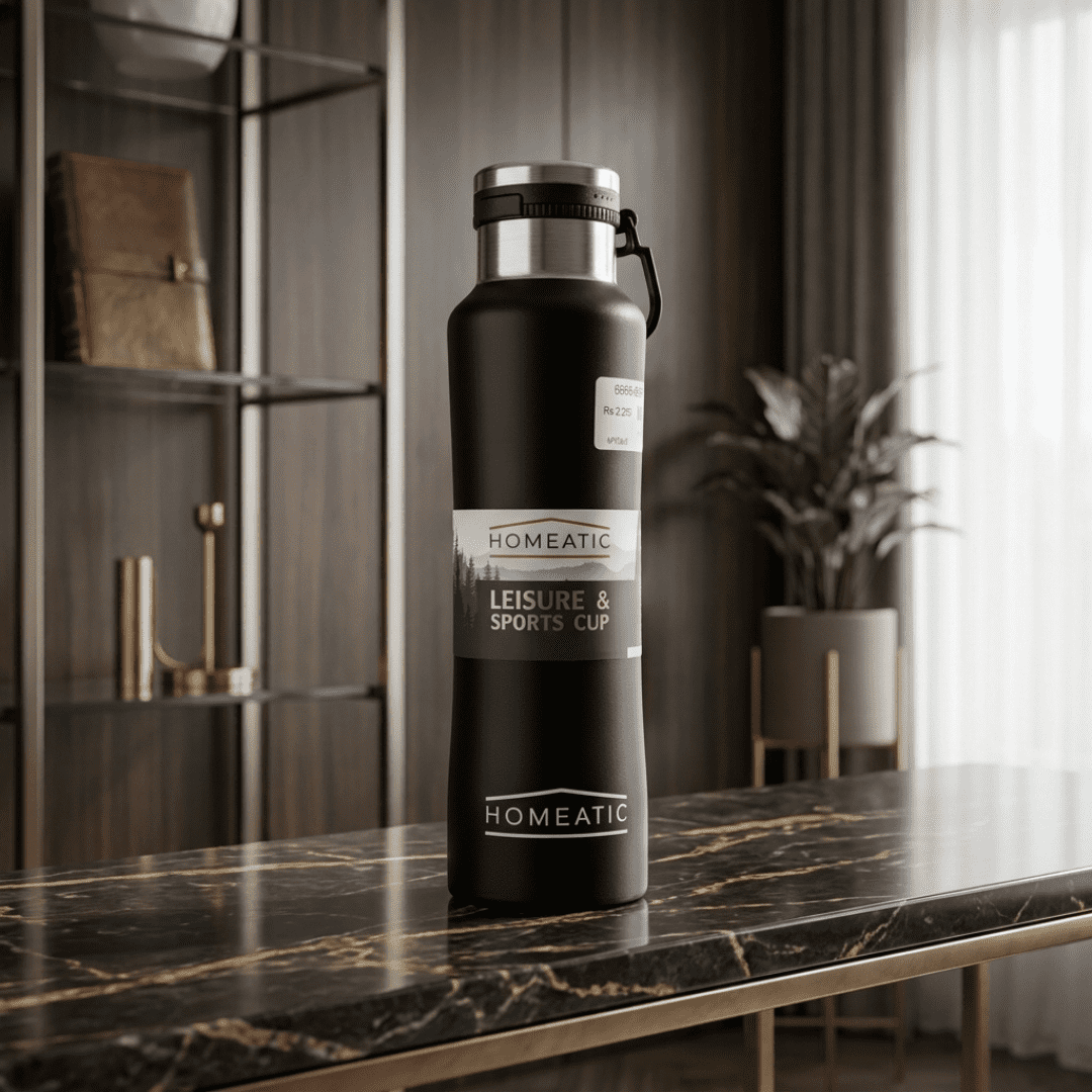 Homeatic Leisure & Sports Cup – Premium Stainless Steel Insulated Water Bottle