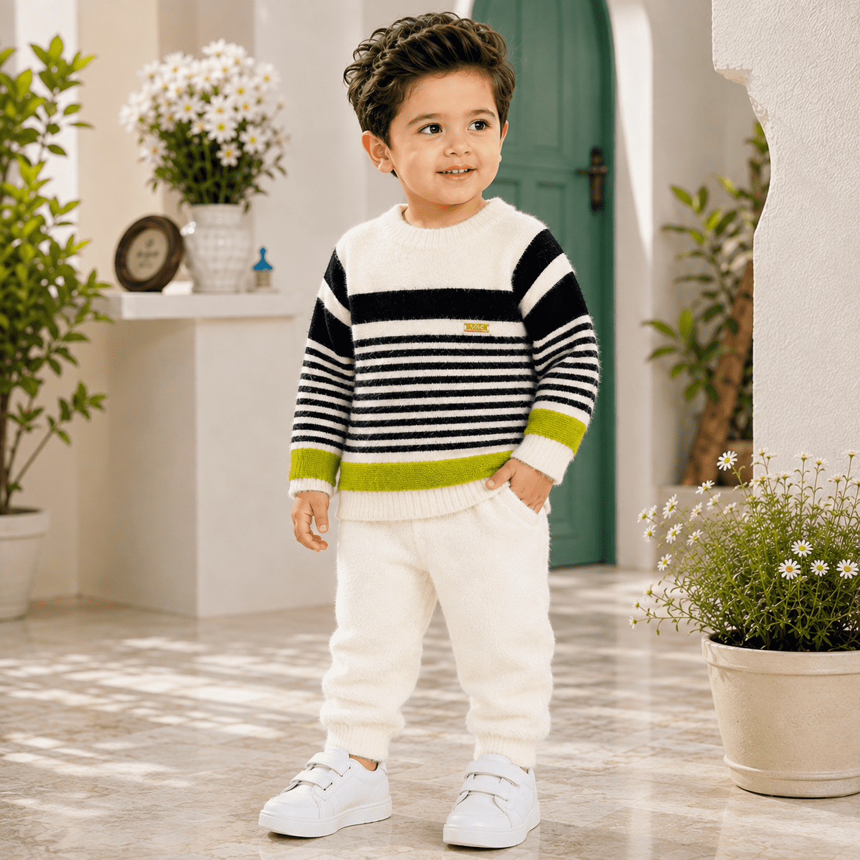 Premium Kids Winter Sweater & Trouser Set
