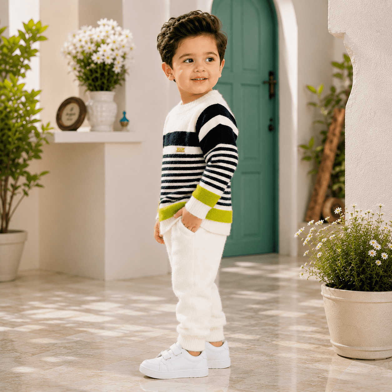 Premium Kids Winter Sweater & Trouser Set