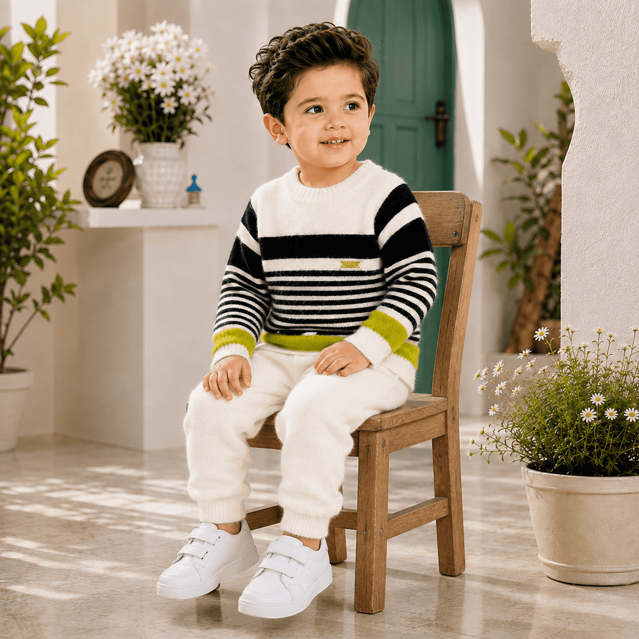 Premium Kids Winter Sweater & Trouser Set